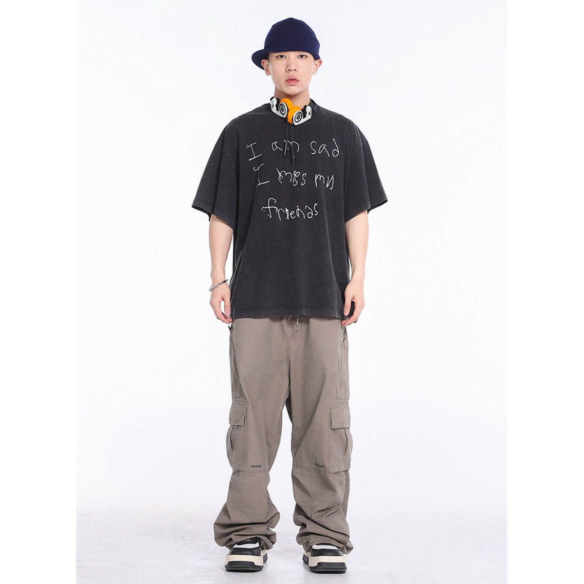 Unisex T-Shirts Vintage GALLERY DEPT Loose T-Shirts