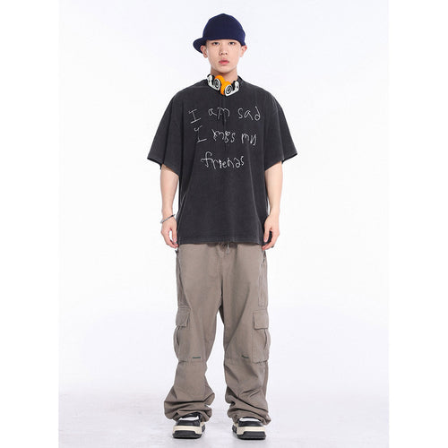 Unisex T-Shirts Vintage GALLERY DEPT Loose T-Shirts