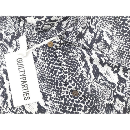 GUILTYPARTIES TIGER Shirts 21AW Classic Snake Print Long Sleeve Shirt