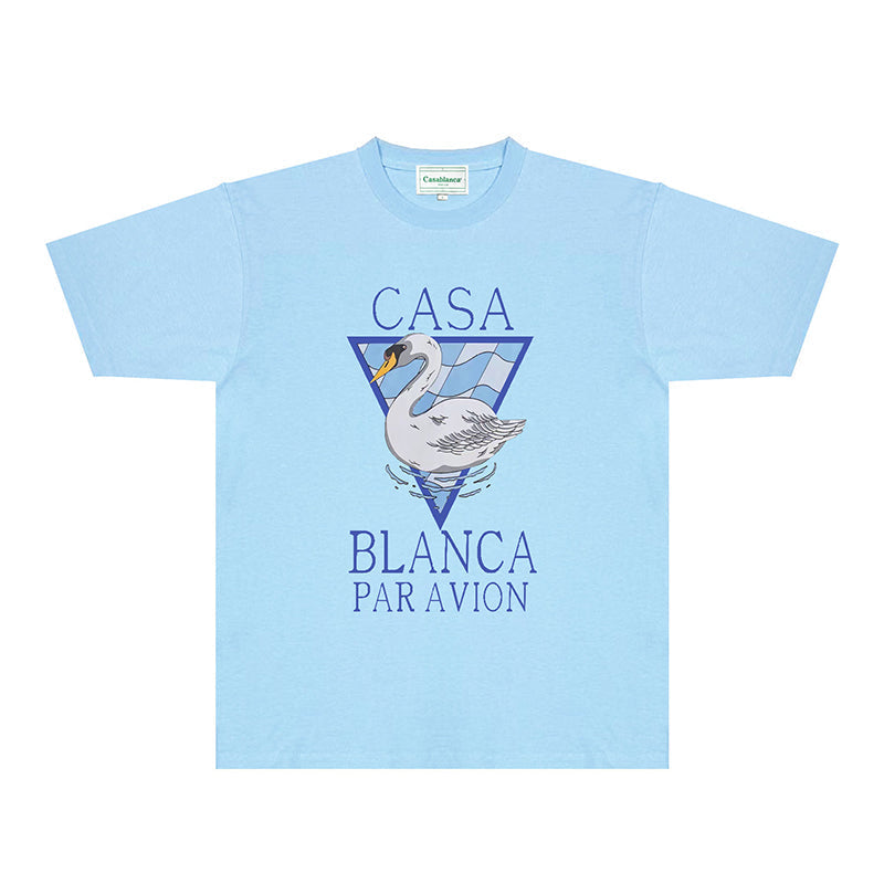 Casablanca T Shirts Fashion Print Street