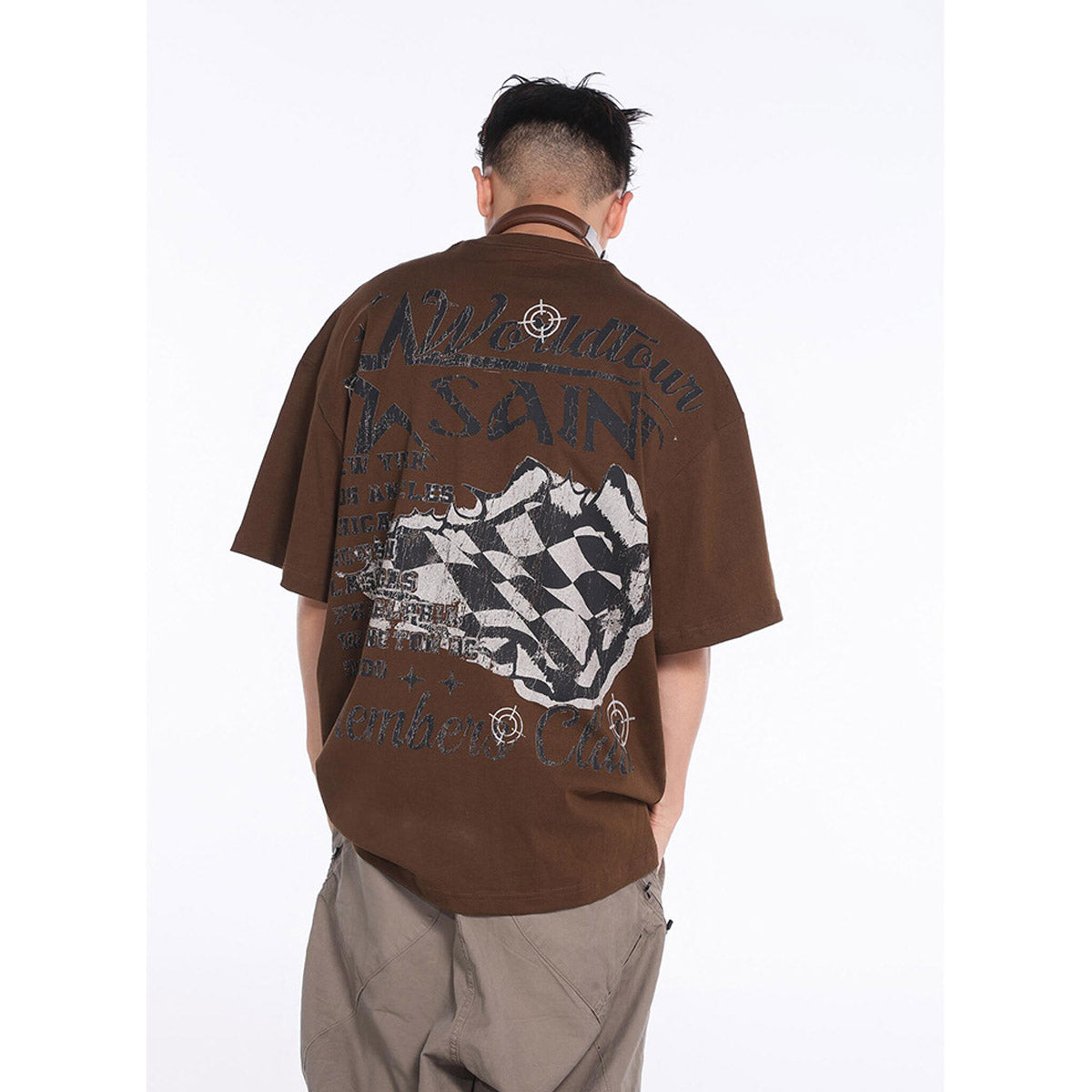 Unisex T-Shirts Saint Michael Vintage Loose T-Shirts