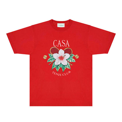 Casablanca T Shirts Fashion Print Street