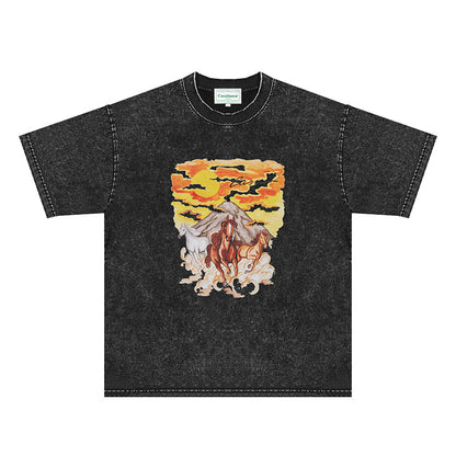 Casablanca Distressed T-Shirt