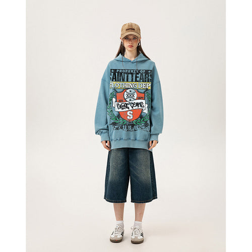 Unisex Hoodies Saint Michael Loose Hip Hop Sweater