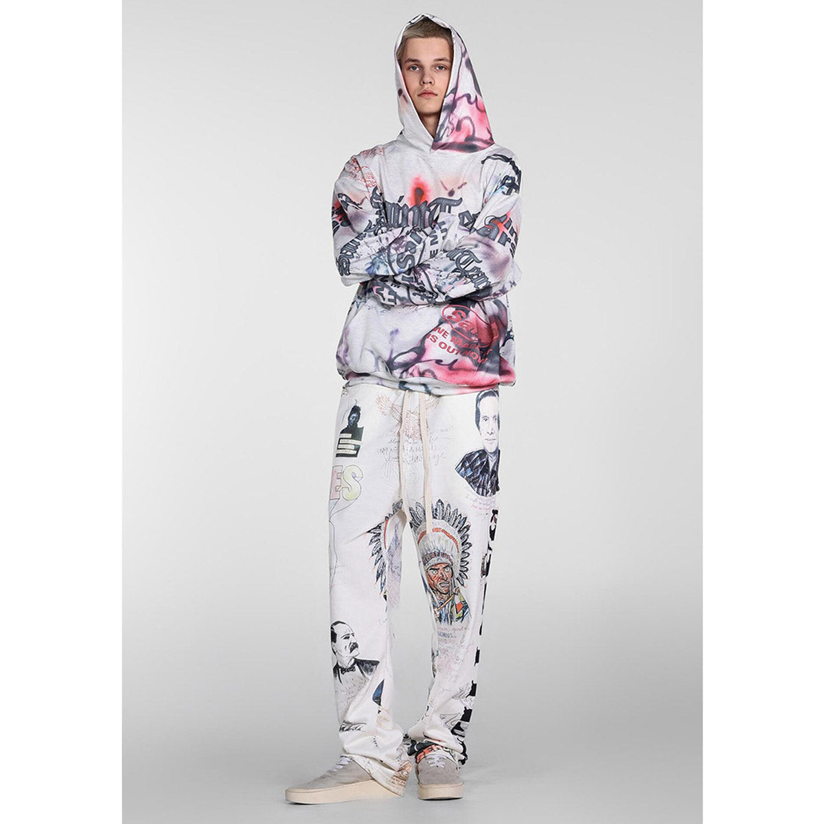 Unisex Hoodies Saint Michael Hip Hop Loose Hoodie