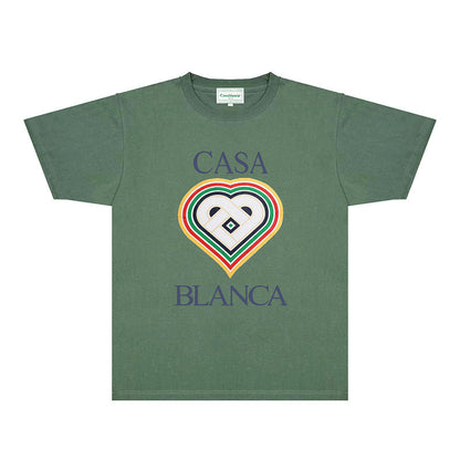 Casablanca T Shirts Fashion Print Street