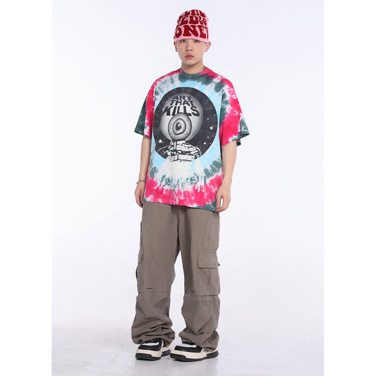 Unisex T-Shirts GALLERY DEPT Tie-dye Painted T-Shirt