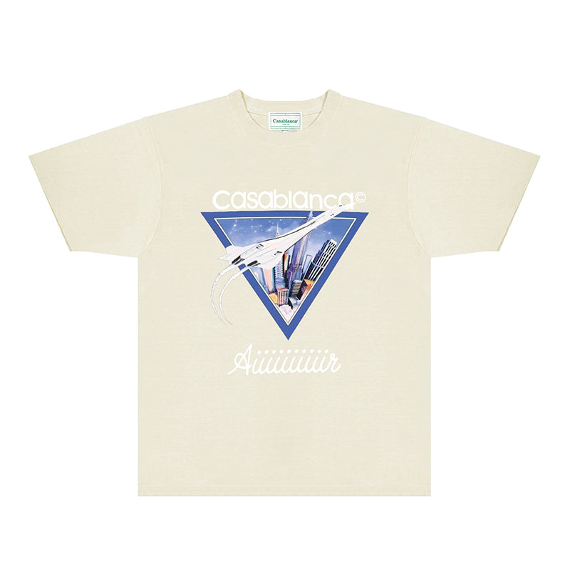 Casablanca T Shirts Fashion Print Street