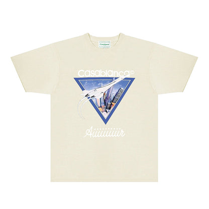 Casablanca T Shirts Fashion Print Street