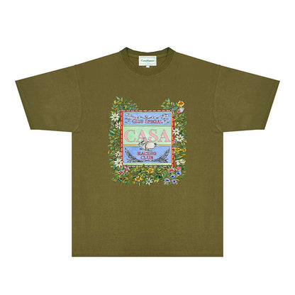 Casablanca T Shirts Fashion Print Street