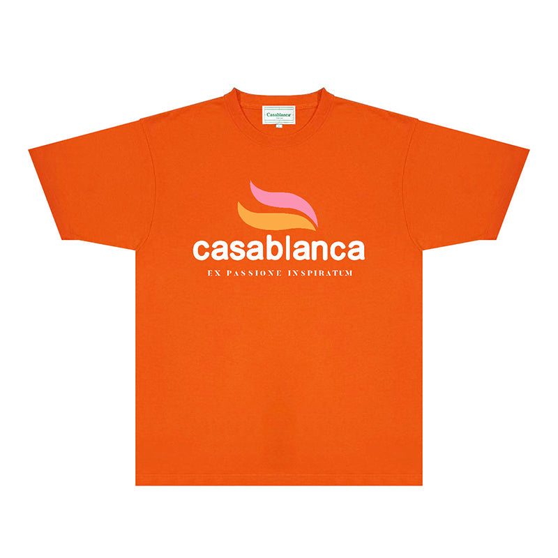 Casablanca T Shirts Fashion Print Street