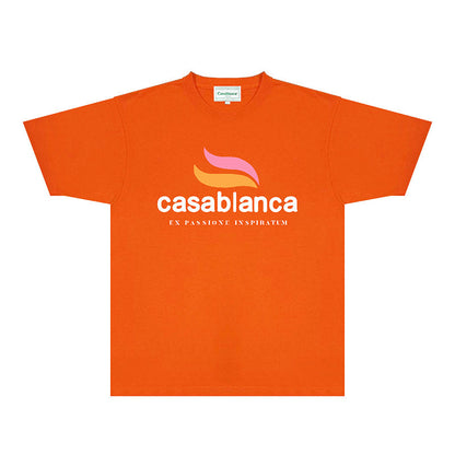 Casablanca T Shirts Fashion Print Street