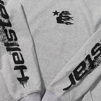 Hellstar Hoodie Retro abstract print