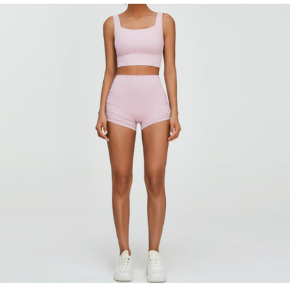 Women Yoga Set Sports Suit Sports Underwear Sports and Fitness Shorts