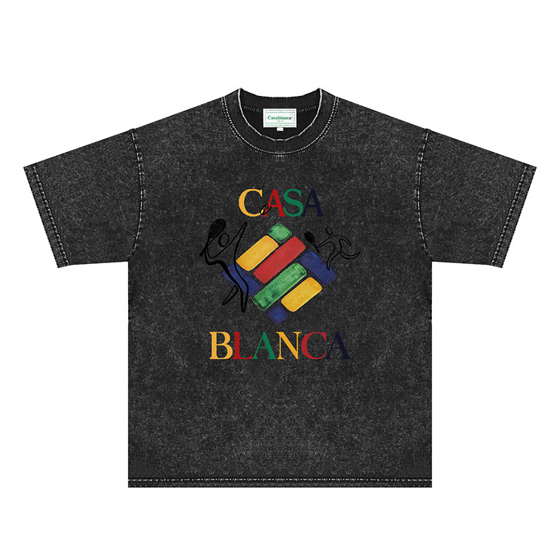 Casablanca Distressed T-Shirt