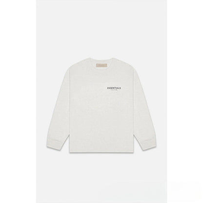 Fog Essentials Long Sleeve T-Shirt Flocking Logo Loose Long Sleeve T-Shirt