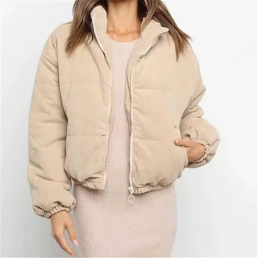 Women Cotton Coat Casual Fashion Jacket