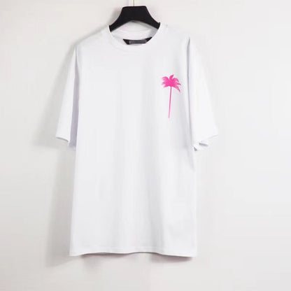 Palm Angels T Shirts Short Sleeve Printed Men And Women Loose Casual