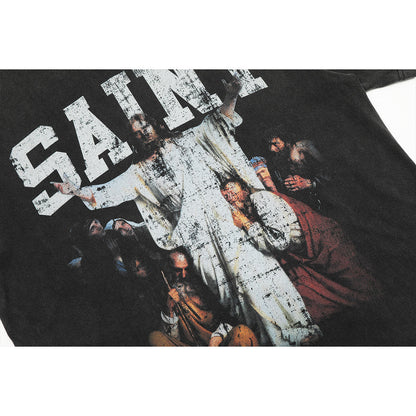 Unisex T-Shirts Saint Michael Vintage Loose T-shirt