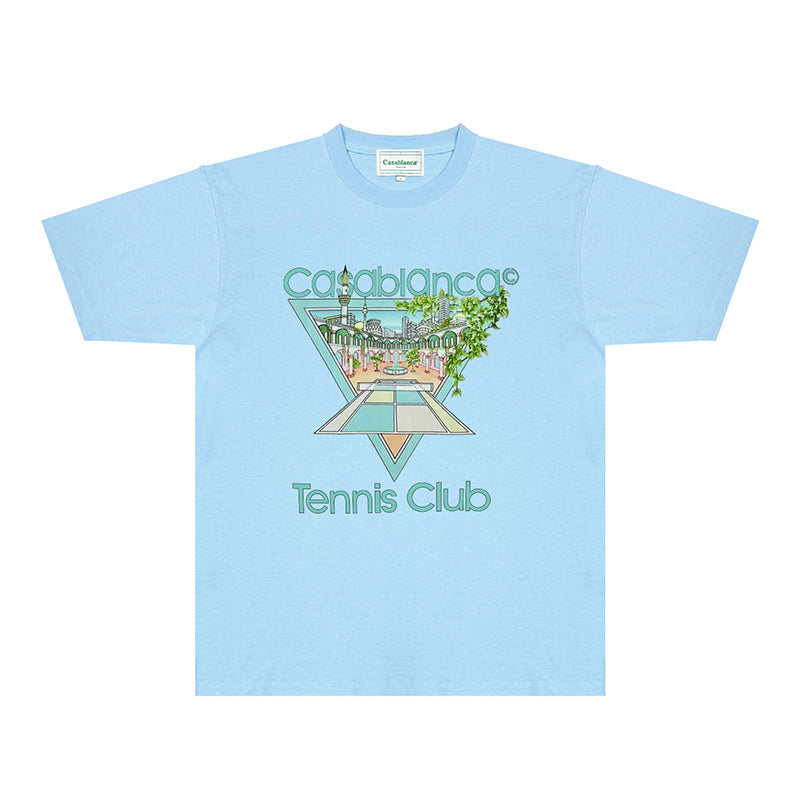Casablanca T Shirts Fashion Print Street