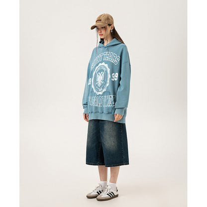 Unisex Hoodies Saint Michael Old Loose Sweater