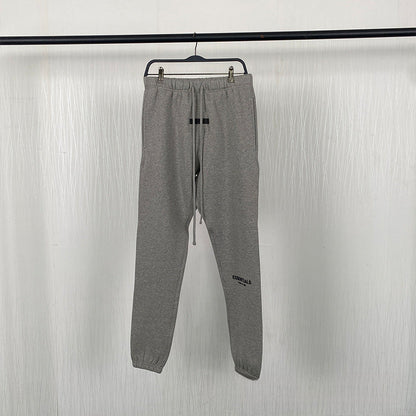 Fog Essentials Pant Black Flocked Printed Trousers