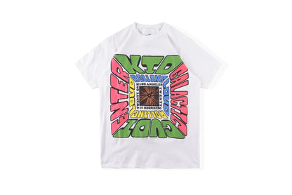 Cpfm T Shirt Portrait Printed Men's and Women's Short-Sleeved T-shirt