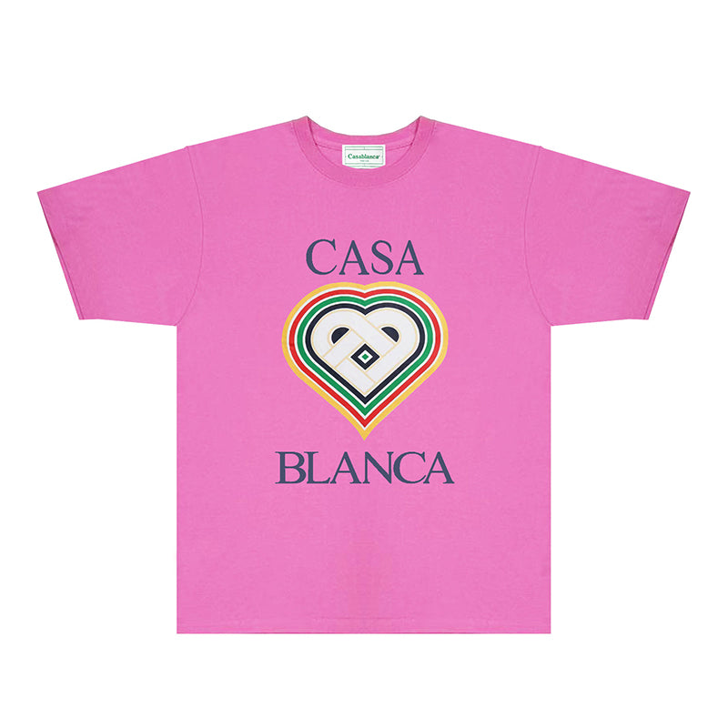 Casablanca T Shirts Fashion Print Street