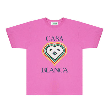 Casablanca T Shirts Fashion Print Street