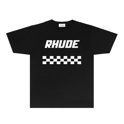 Rhude T Shirts Printed Trendy Pure Cotton