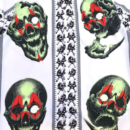GUILTYPARTIES TIGER Shirts STUDIO Tattooed Skull, Short Sleeve Shirt