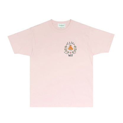 Casablanca T Shirts Fashion Print Street