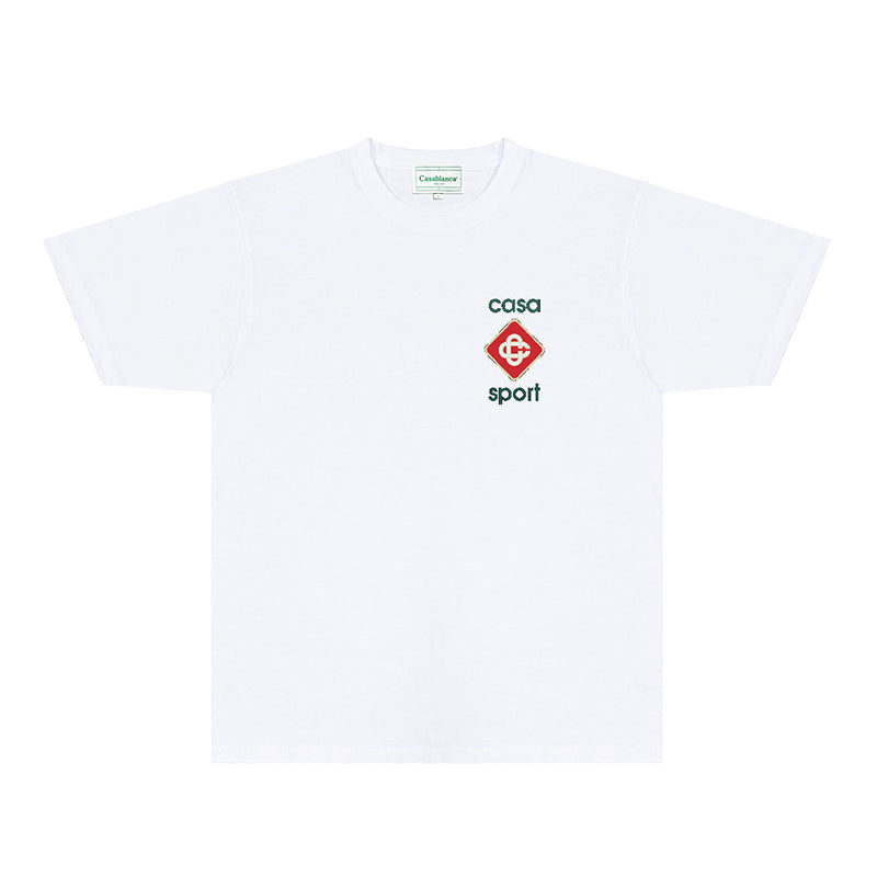 Casablanca T Shirts Fashion Print Street