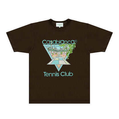 Casablanca T Shirts Fashion Print Street
