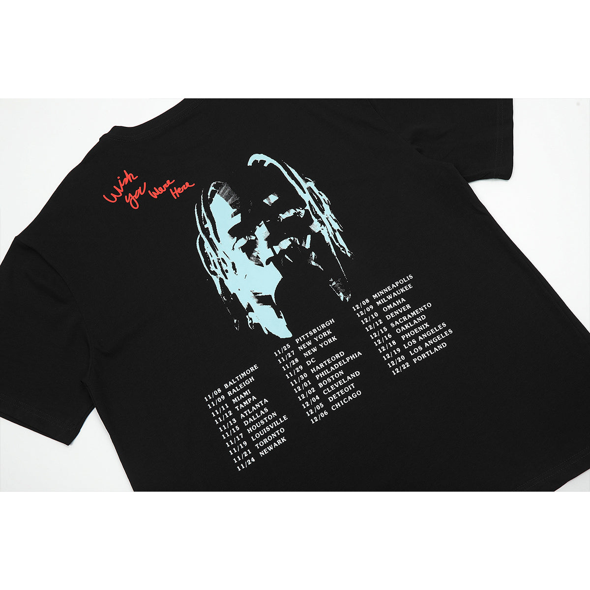 Unisex T-Shirts TRAVIS SCOTT Portrait Print T-Shirt