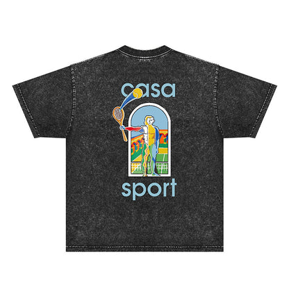 Casablanca Distressed T-Shirt