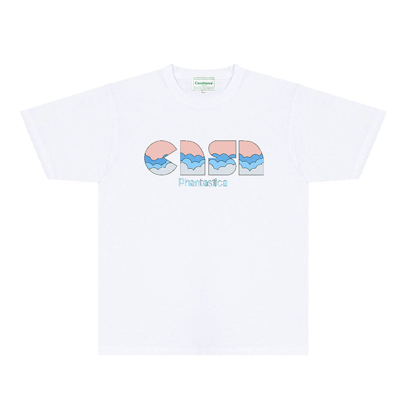 Casablanca T Shirts Fashion Print Street