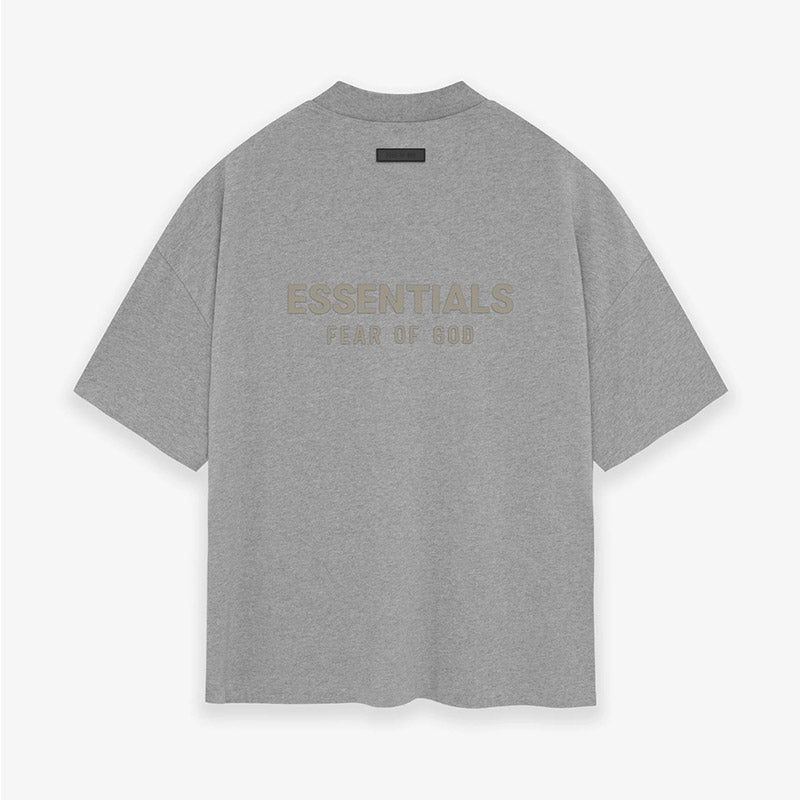 Fog Essentials T shirt Offset Logo Loose V-neck T shirt