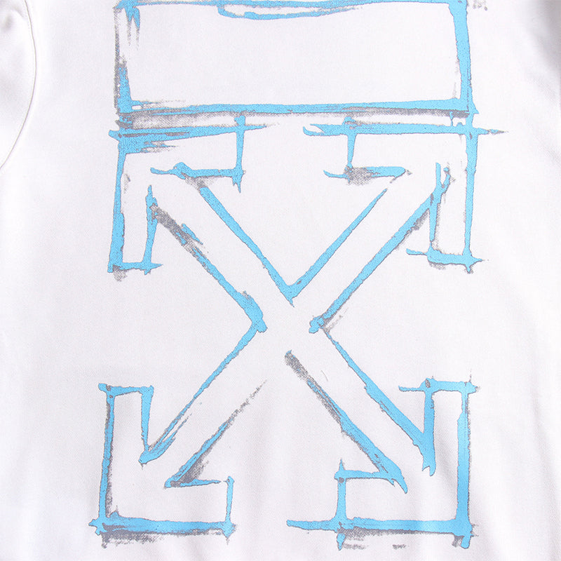 OW Hoodie Blue Chalk Gradient Long Sleeve