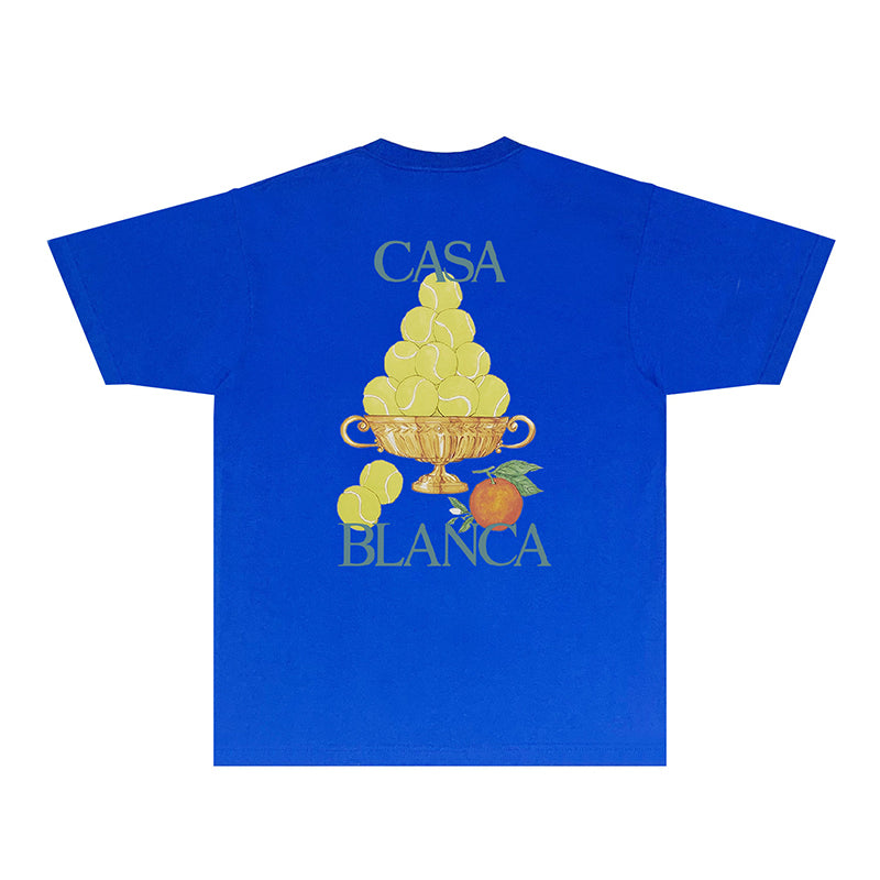 Casablanca T Shirts Fashion Print Street