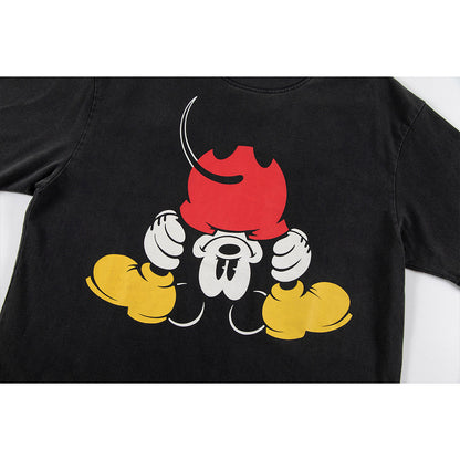Unisex T-Shirts VINTAGE Disney Mickey Loose Short Sleeves
