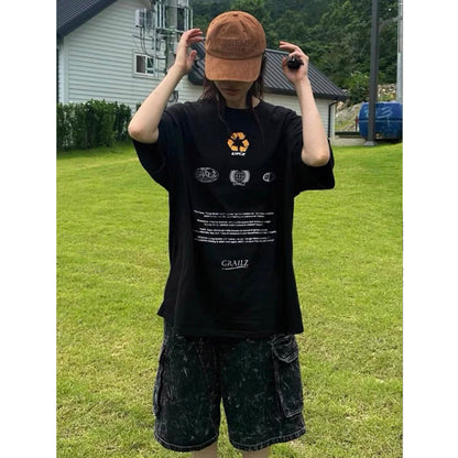 Unisex T-Shirts GRAILZ PROJECT G/R Loose Casual T-Shirt