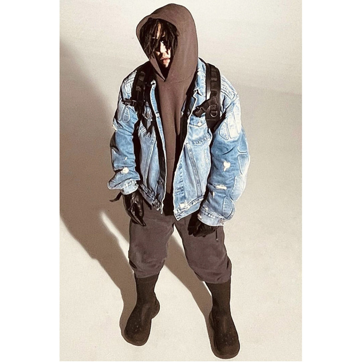 Unisex Denim Jacket Kanye Same Style Denim Jacket