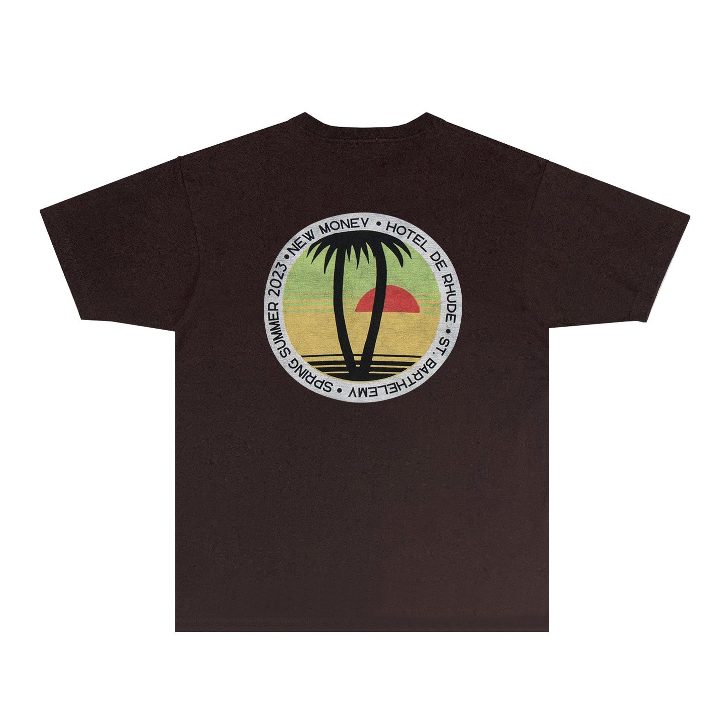 Rhude T Shirts Printed Trendy Pure Cotton