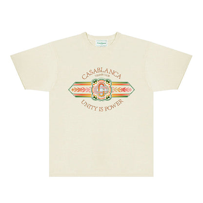Casablanca T Shirts Fashion Print Street