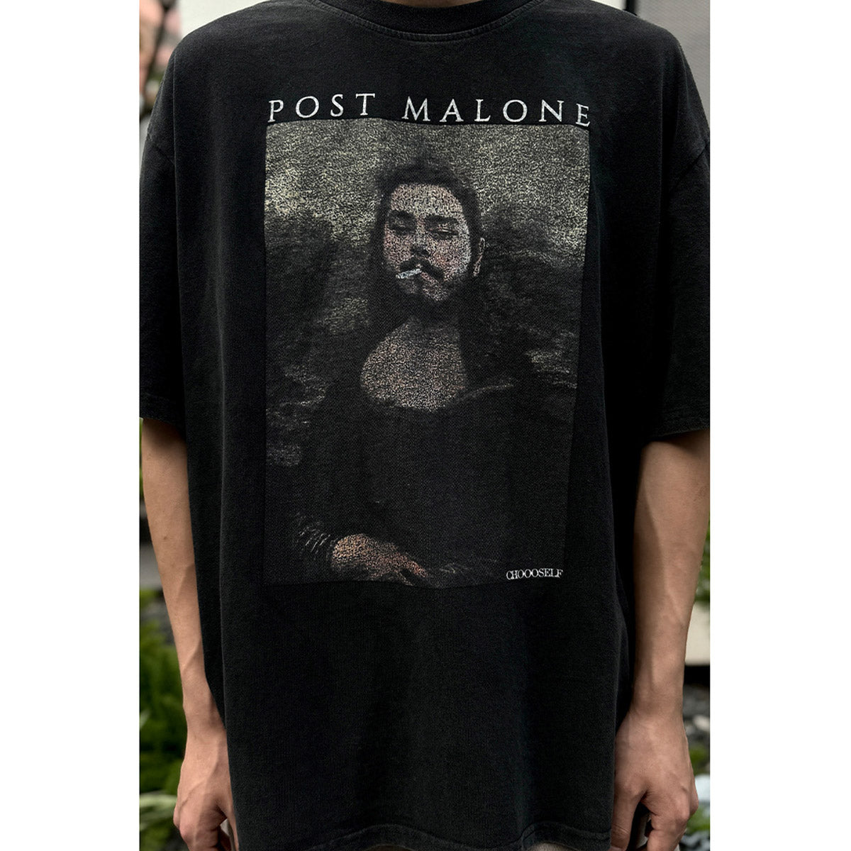Unisex T-Shirts BIGTHING POST MALONE Twisted Humor Mona Lisa T-Shirt