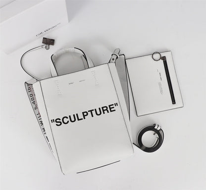 Off White Bag Casual Outdoor Convenient Tote Bag