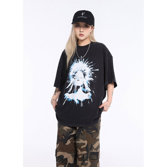 Unisex T-Shirts Vintage GALLERYDEPT Loose Fashion Tee
