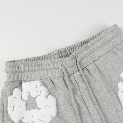 Denim Tears Outfit:T Shirt/Shorts (Separate Purchase Options) Loose Short Sleeve T-shirt Casual Shorts Suit