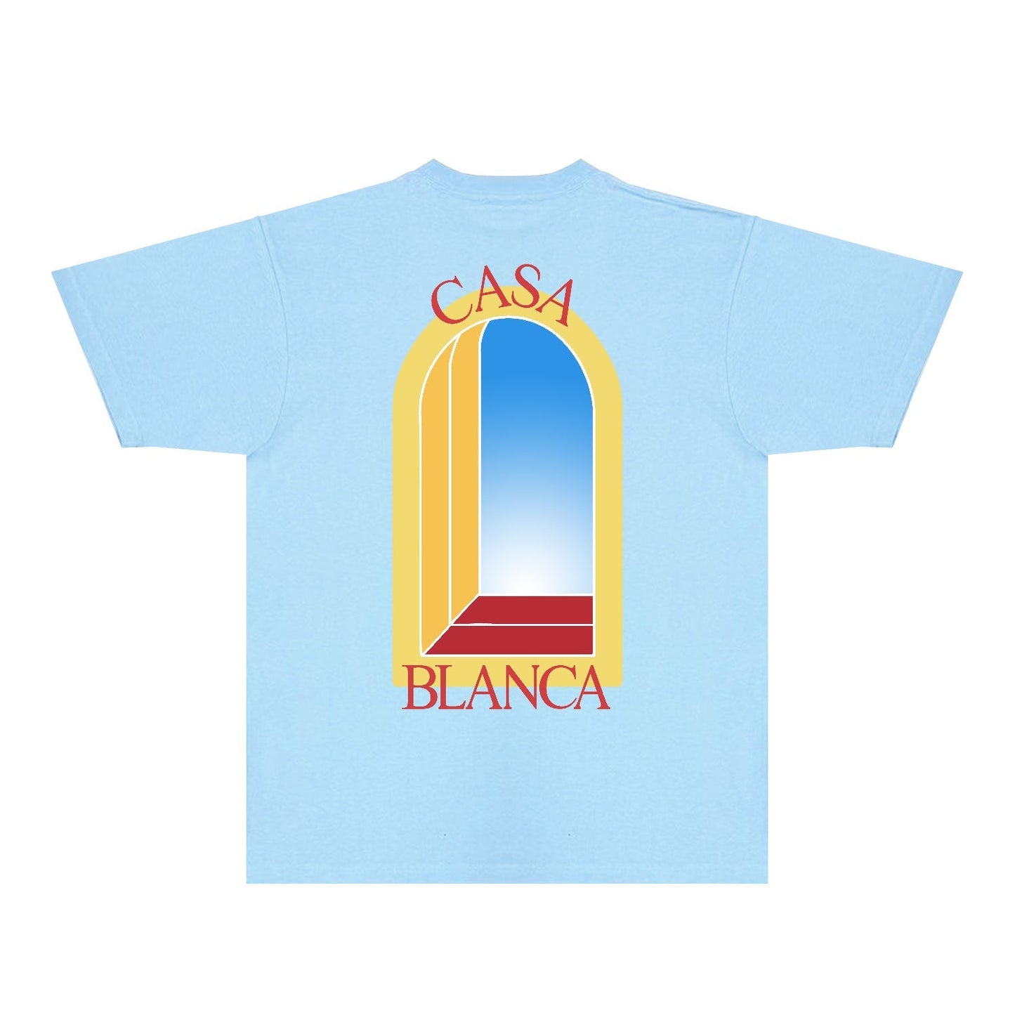Casablanca T Shirts Fashion Print Street